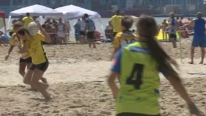 Éxito de participación en los torneos de Rugby y Vóley Playa