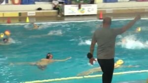 La categoría cadete femenina del Club Waterpolo Algeciras lucha en el campeonato nacional